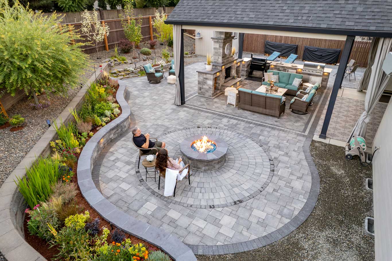 Paver Patio Ideas - 5 Inspirational Designs for Comfortable Outdoor Living! - Leave Your Mark, LLC