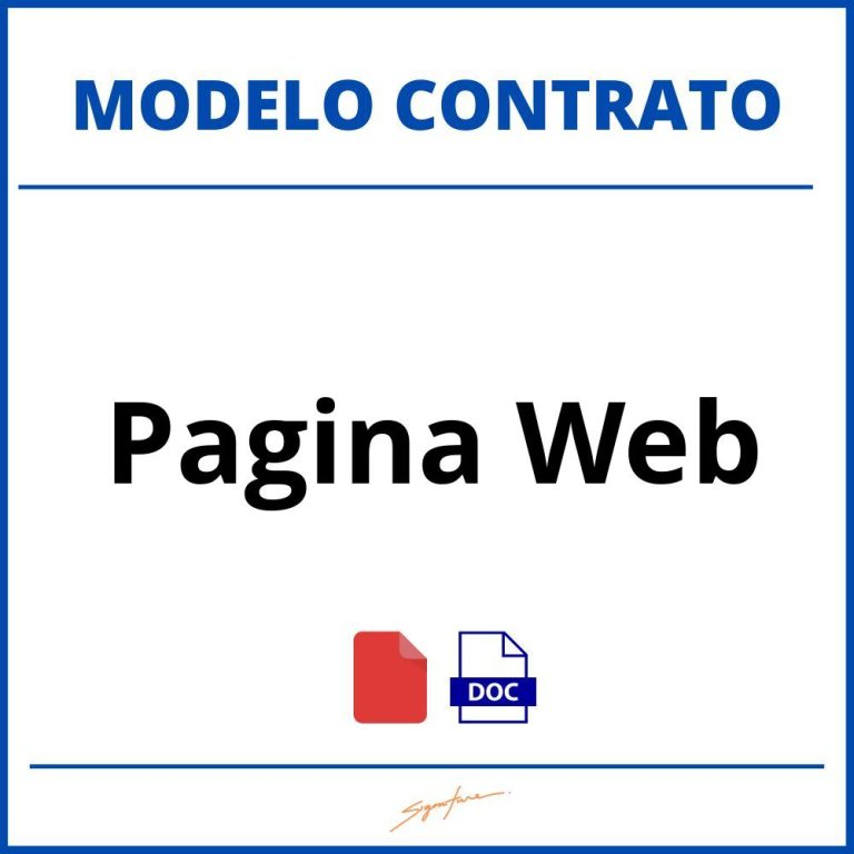Como Hacer Un Contrato De Software - Modelo