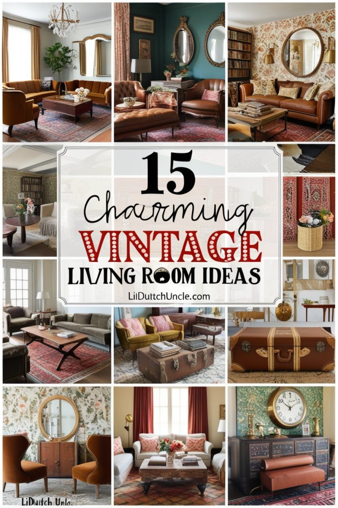 15 Vintage Living Room Ideas for Timeless Charm and Style - Lil Dutch Uncle