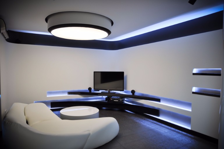 Futuristic Family Room
