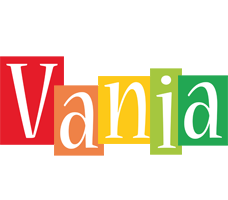 Vania Logo | Name Logo Generator - Smoothie, Summer, Birthday, Kiddo, Colors Style