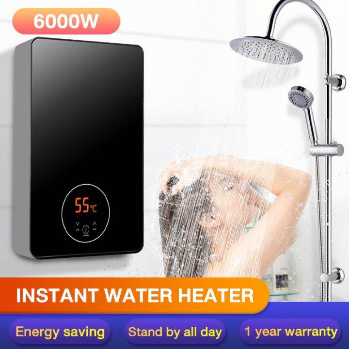 【factory Outlet】 6KW Electric Instant Water Heater Small Household Thermostatic Water Heater...