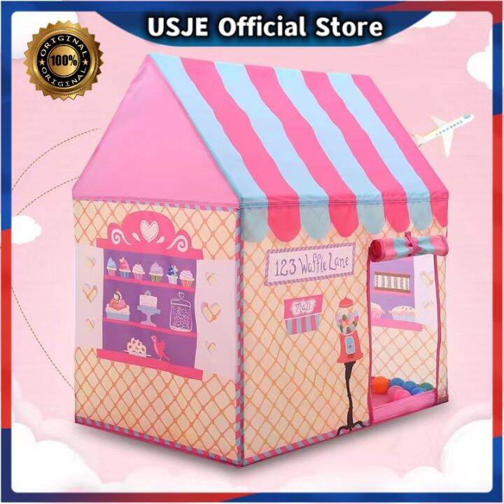 Children&#39;s Tent Indoor Play House Bed Small Tent Boy Girl Doll House Princess Tent Simple Small...