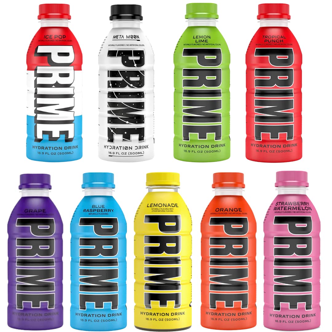 Buy NEW! ALL 9 FLAVORS! - Prime Hydration Sports Drink All 9 Flavors Variety Pack - Energy Drink ...