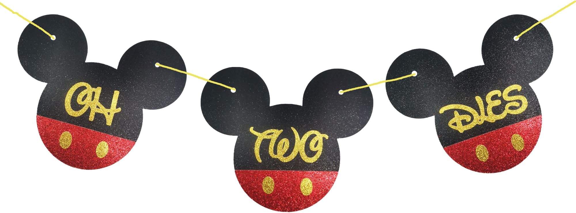 Amazon.com: INNORU Oh Twodles Banner, Happy 2nd Birthday Party Hanging Decor For Boys Girls ...