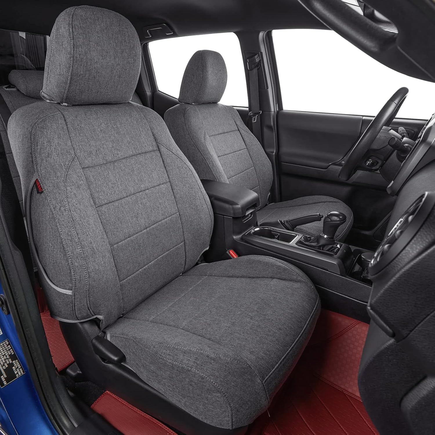 Amazon.com: Coverdream Custom Fit Seat Covers For 2024 2025 Toyota Tacoma Double Cab SR,SR5,TRD ...