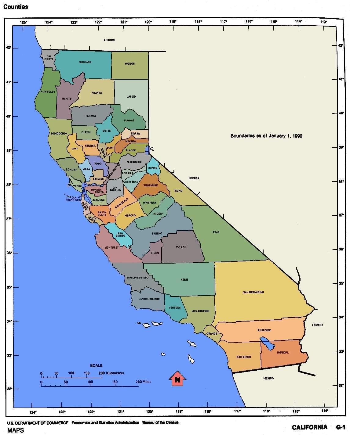 California Map • Mapsof.net