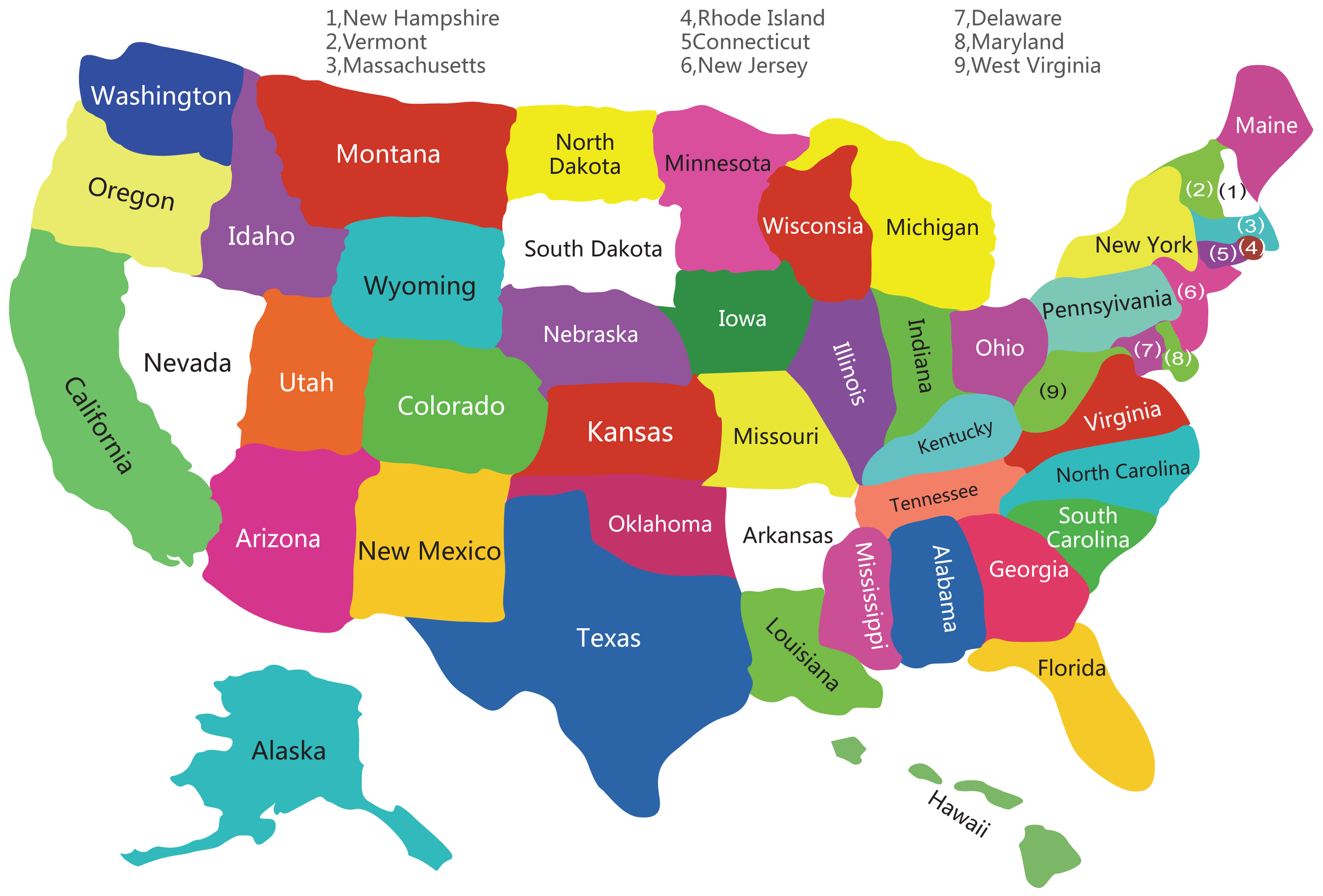 Printable Maps Of The Usa