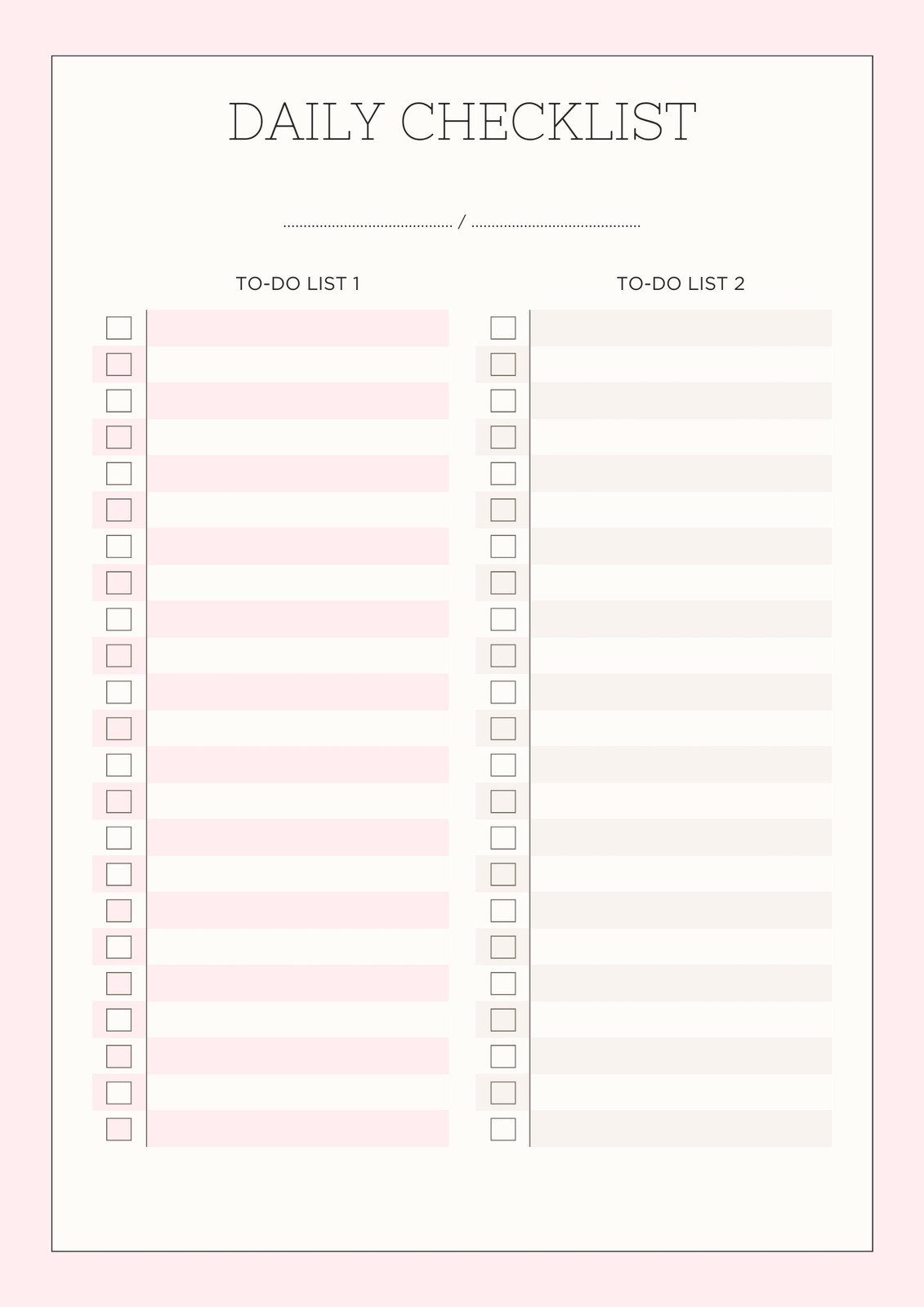 Checklists Templates Downloadable Checklist Templates| Cheqmark