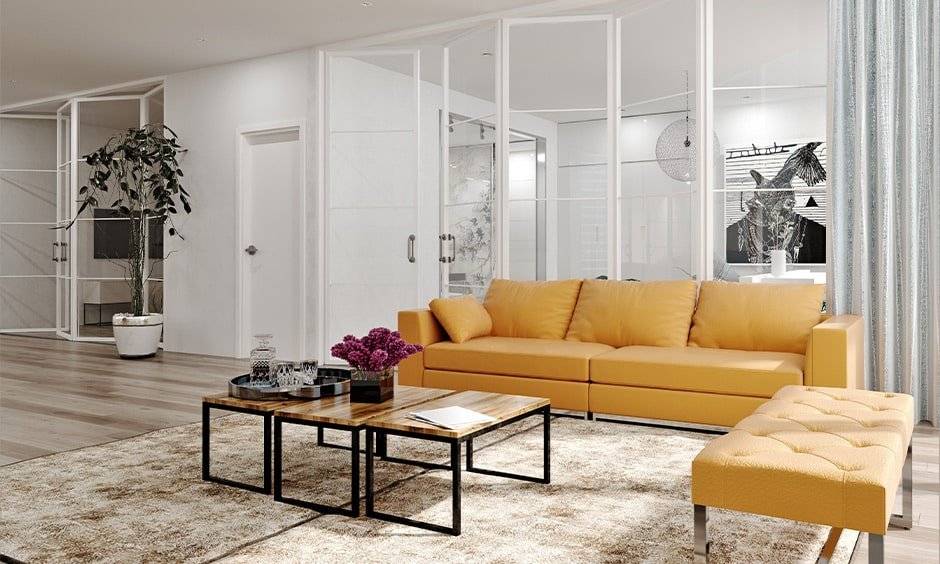 Living Room Partition Doors | Baci Living Room