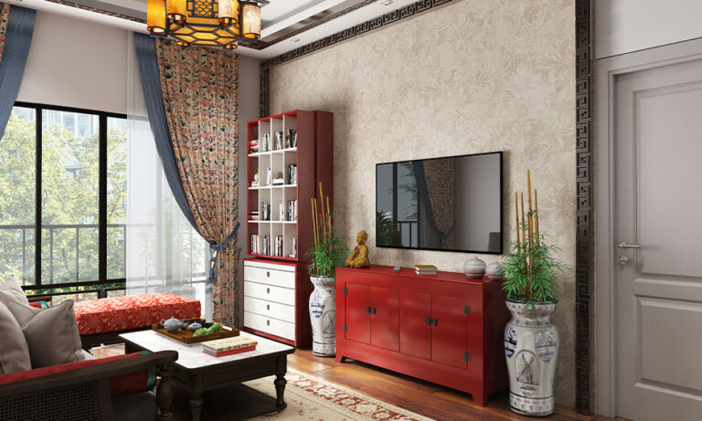 Top 5 Asian Living Room Design Ideas You’ll Love | DesignCafe