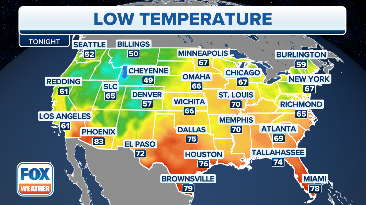 Current Temperatures Across the U.S. | Fox Weather