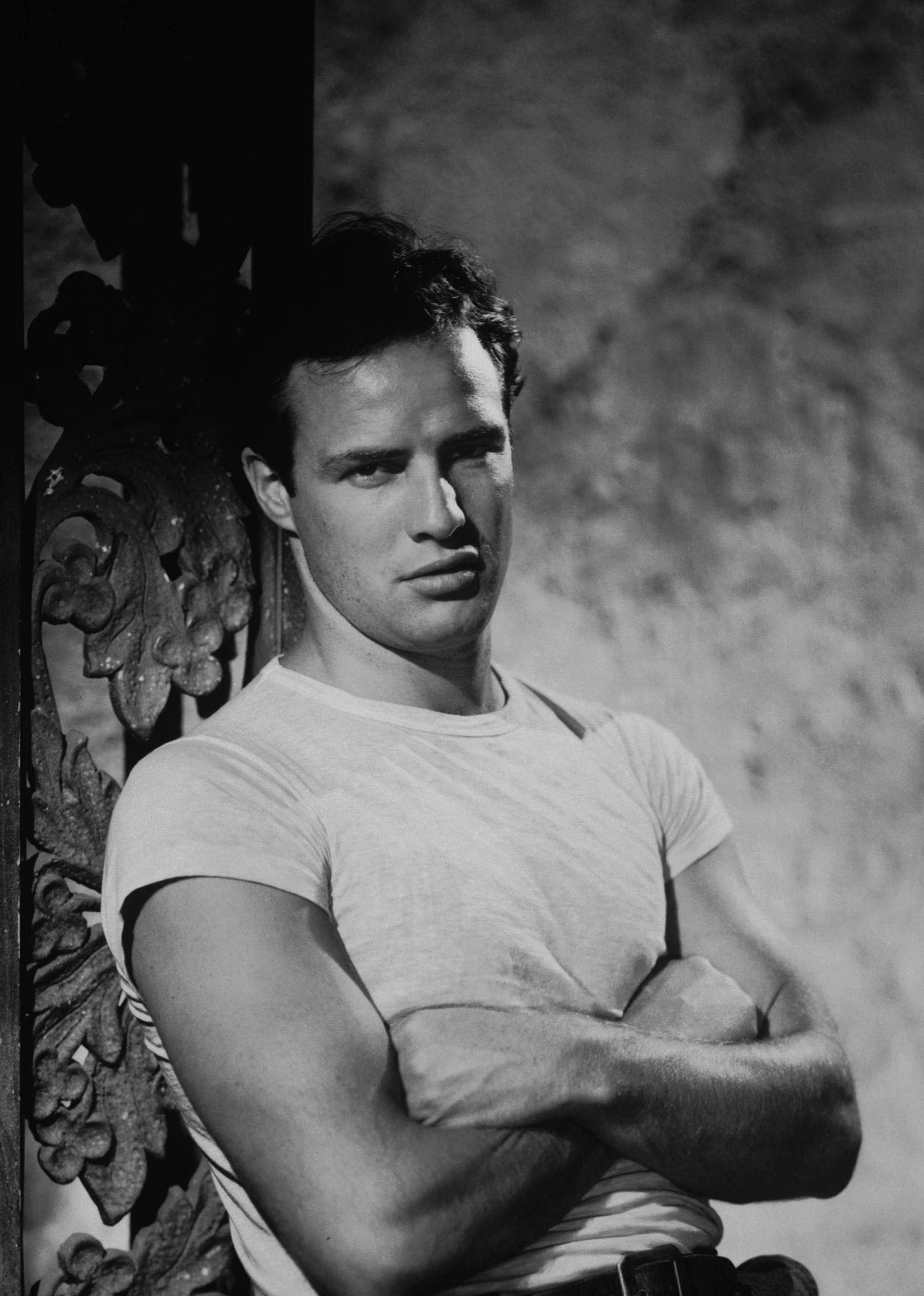 Young Marlon Brando Color