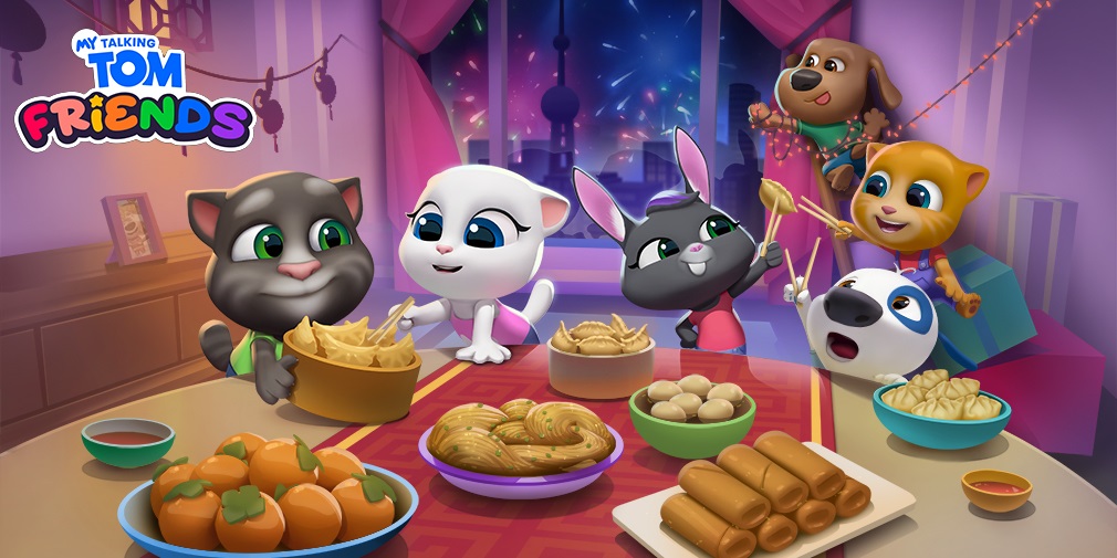 Outfit7 Welcomes The Lunar New Year Across The Talking Tom & Friends Gaming Universe With...