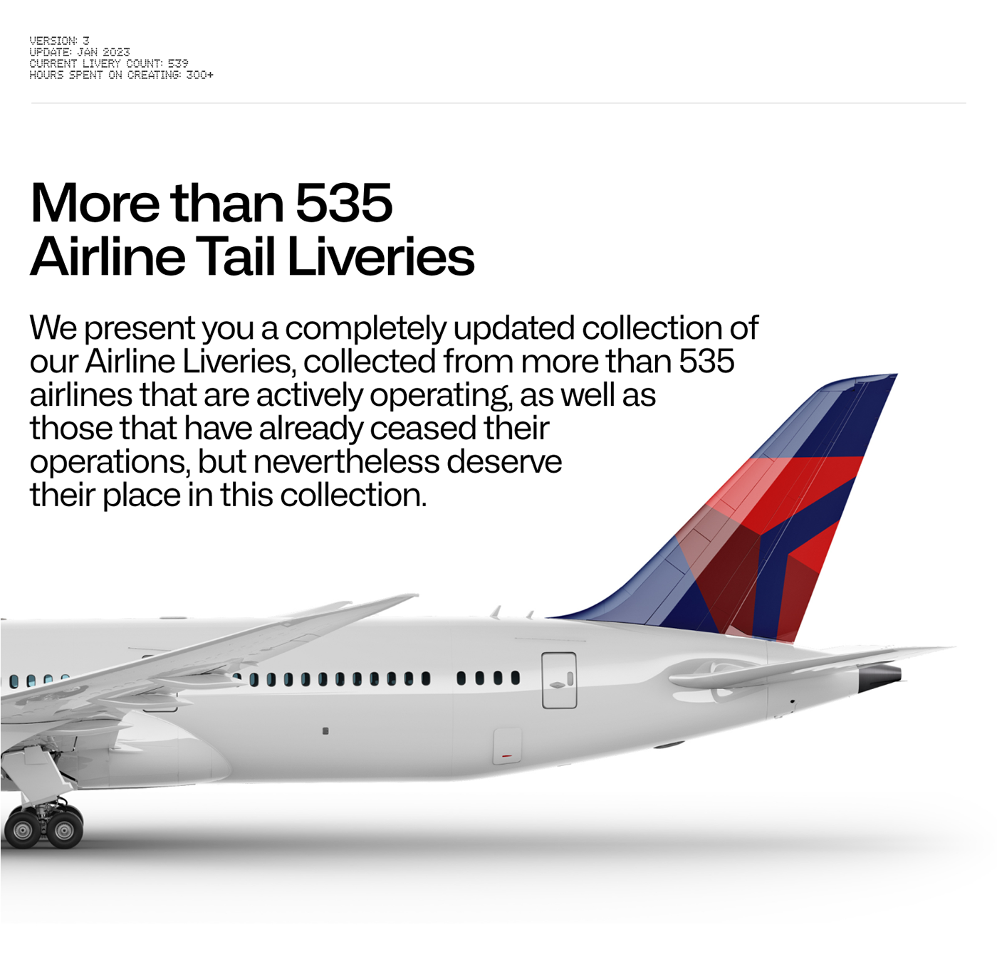 Airline Liveries 535 V.3 :: Behance