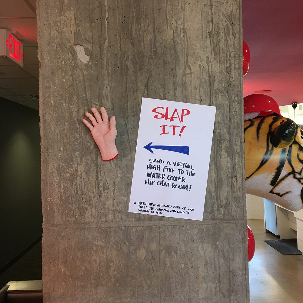 Office Hack #14 — Virtual High Five | by Hollie Wegman | The Envoy Blog | Medium