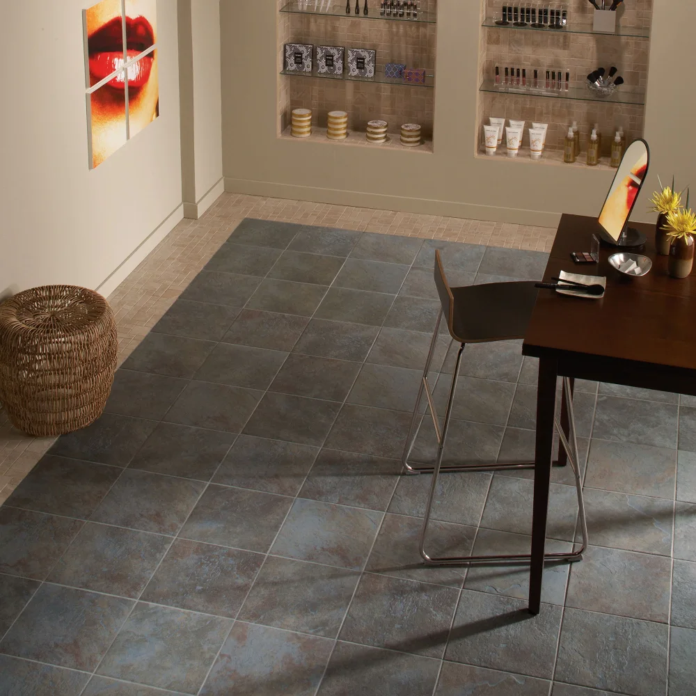 Shop Daltile Continental Slate Asian Black CNTNNTLSLT_CS53_6X6_SM Tile & Stone| The Floor Store