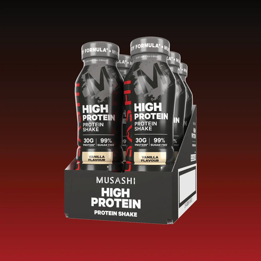 Musashi High Protein Shake 375ml Pk6 - Molmike