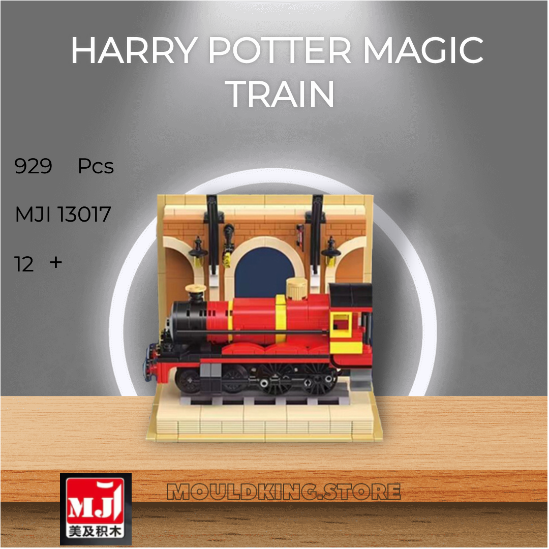 MJ 13017 Harry Potter Magic Train with 929 Pieces | MOULD KING