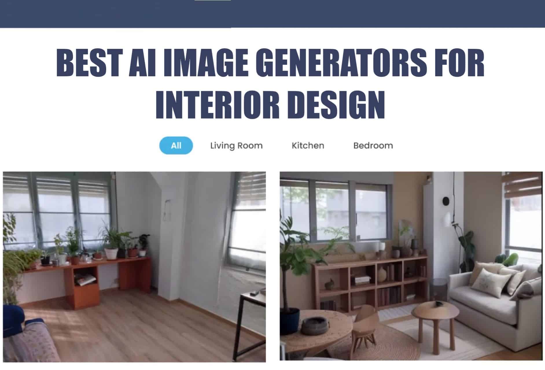 5 Best AI Image Generators For Interior Design