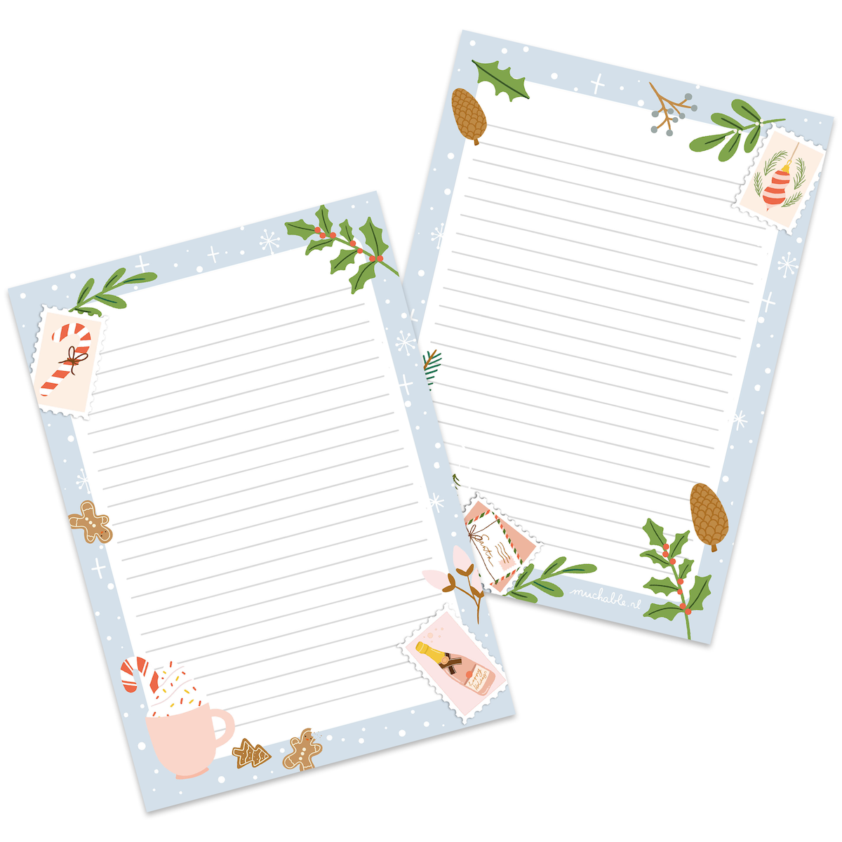 Notitieblok Winter Elementen - Muchables