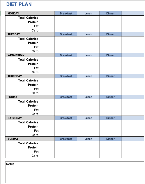 Plantilla De Rutina De Gimnasio Excel GRATIS &gt; Mundo-excel