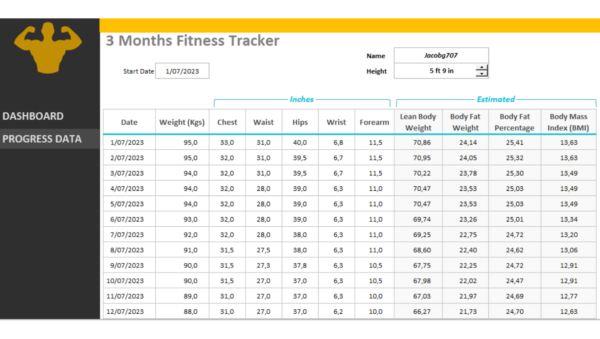 Plantilla De Rutina De Gimnasio Excel GRATIS &gt; Mundo-excel