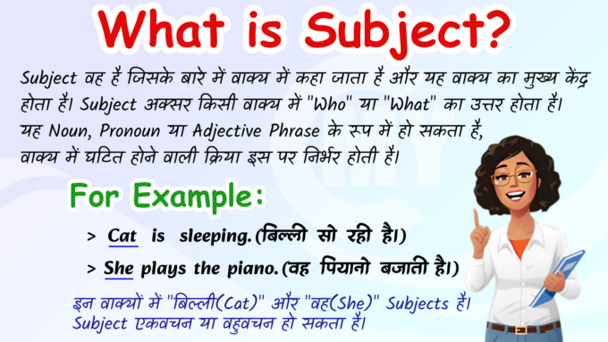 Subject In English Grammar: Meaning, Parts, And Examples