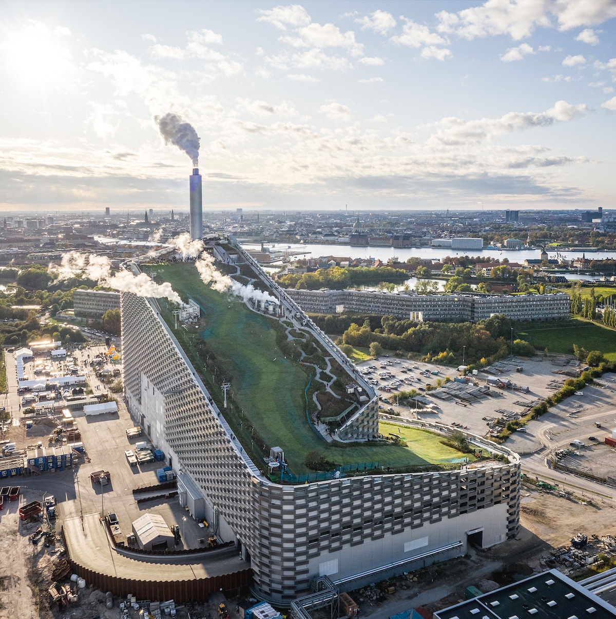 Bjarke Ingel Group’s Copenhill Is A Power Plant With A Ski Slope On Top