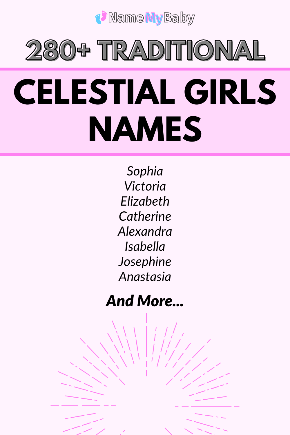 280+ Celestial Girls Names | Name My Baby