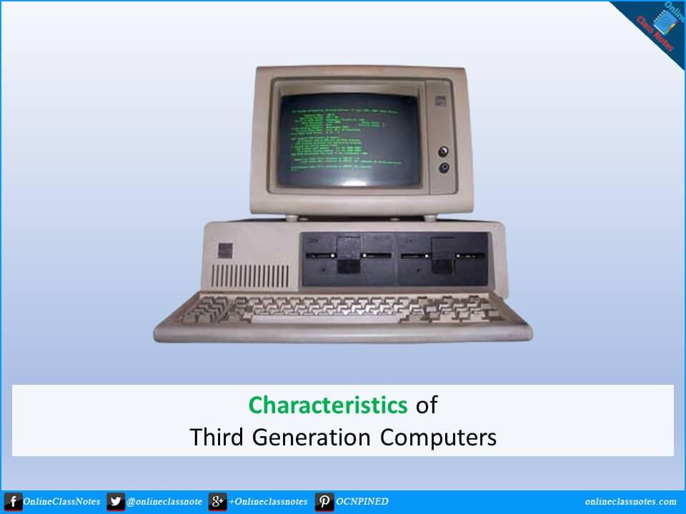 Third Generation Computer Generations Of Computer..