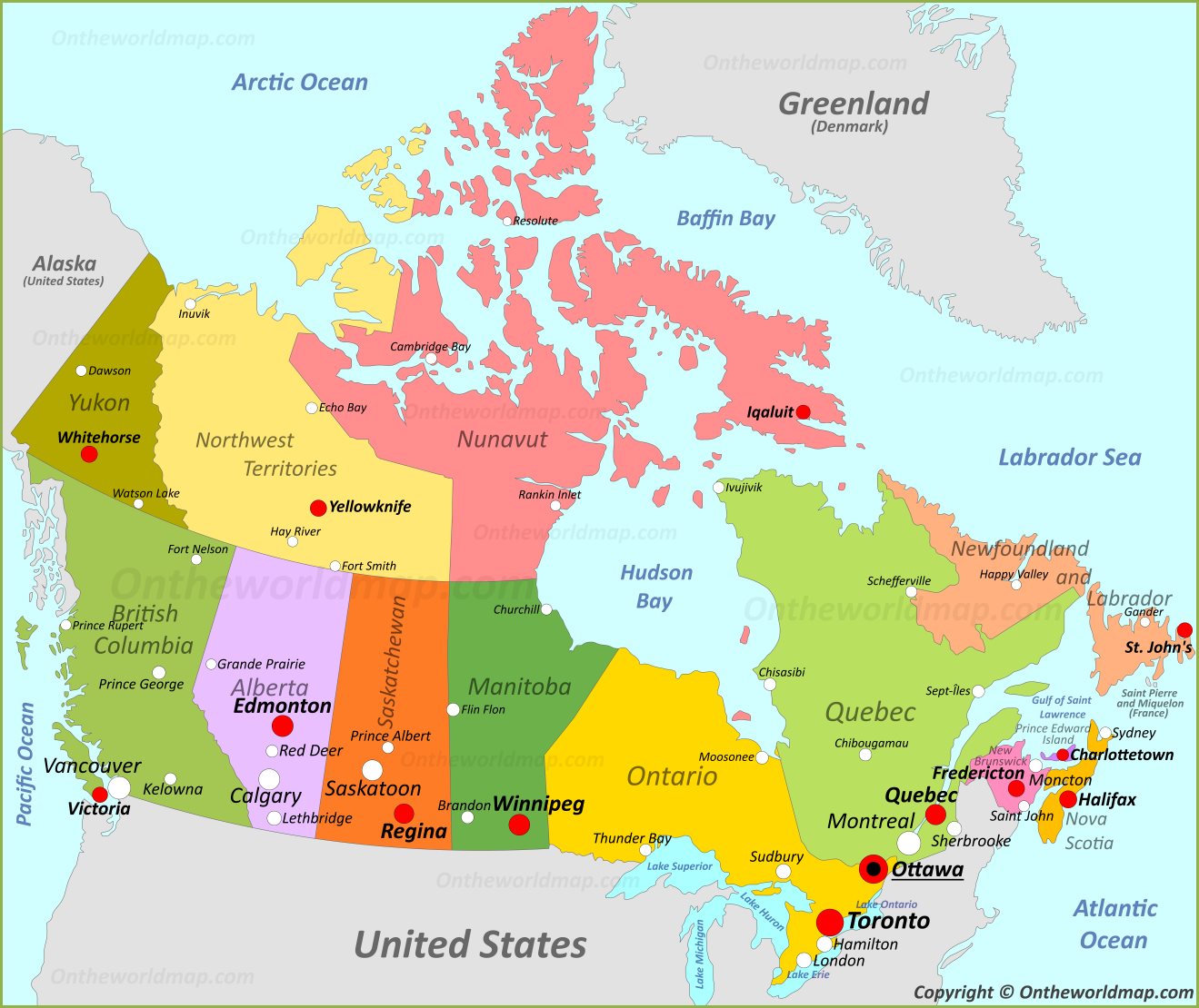 Canada Maps| Maps Of Canada