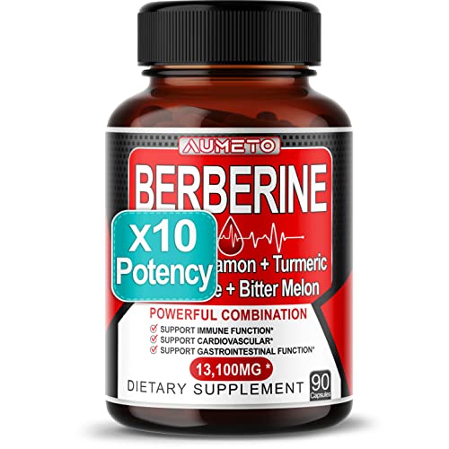 Berberine 13100mg With Ceylon Cinnamon Turmeric Milk Thistle Bitter Melon Maximum Potency...