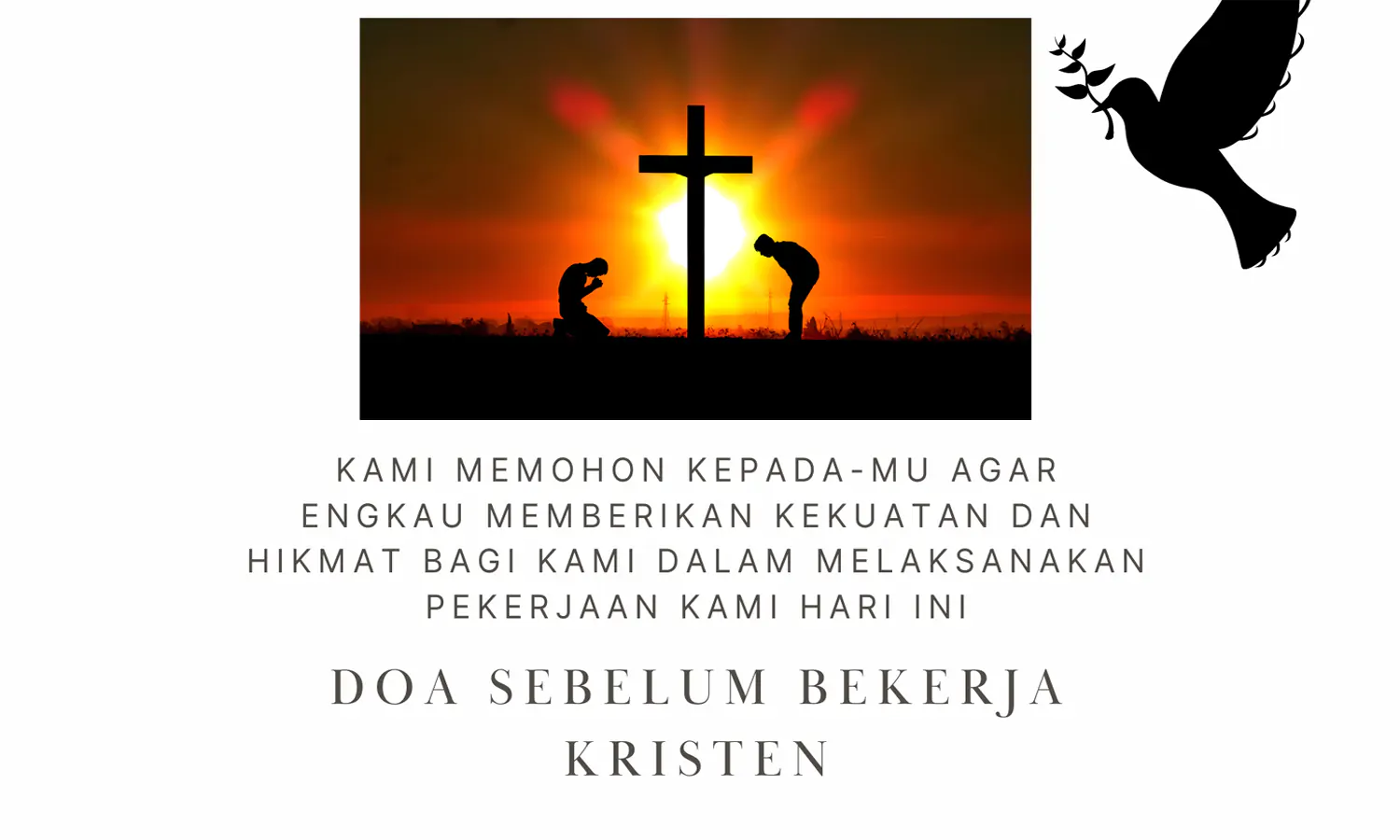 16 Contoh Doa Sebelum Bekerja Kristen Dan Katolik - Parboaboa