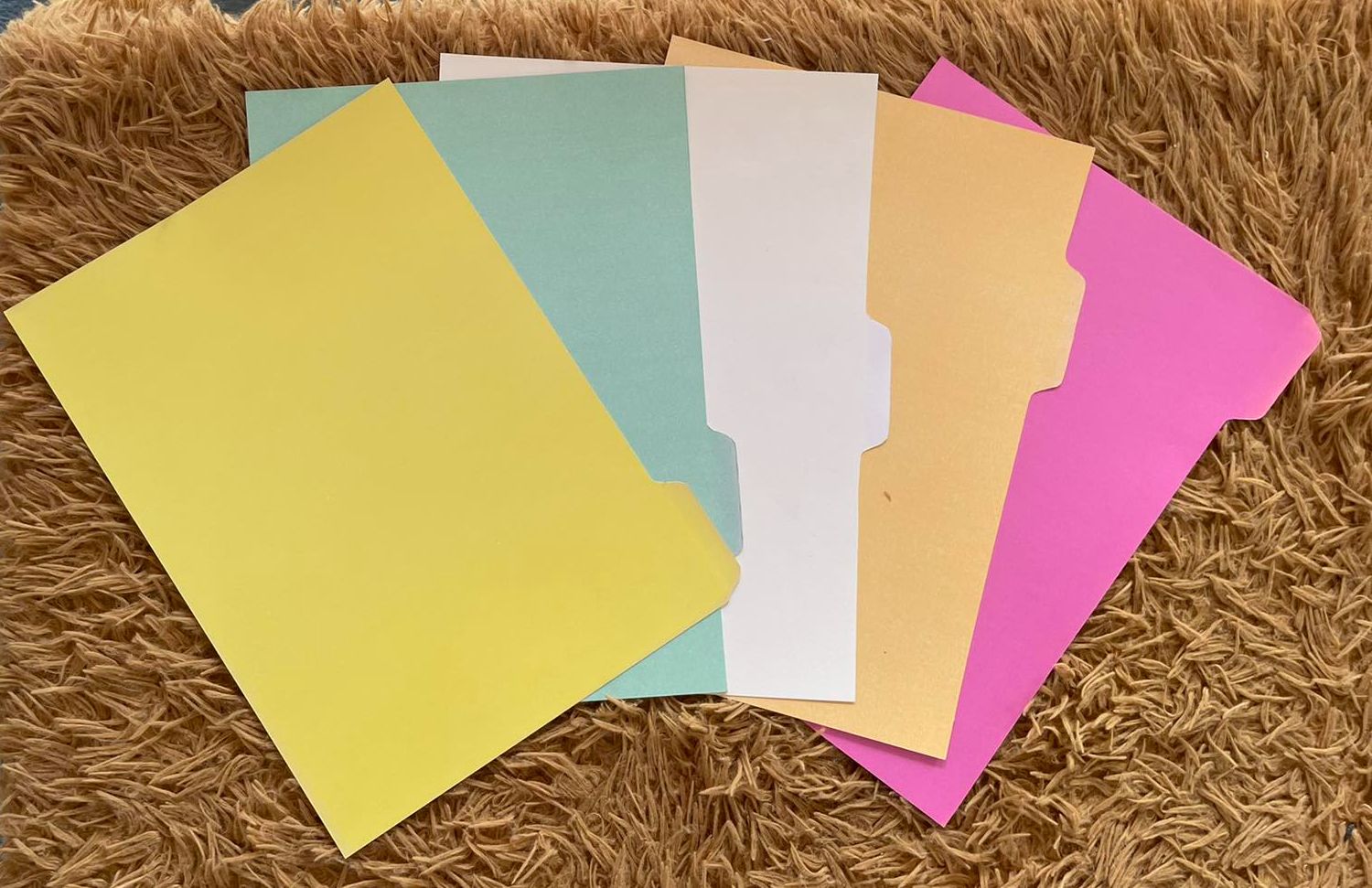 FILE TAB DIVIDER, A4 SIZE, BRISTOL BOARD 153 GSM, 5 COLORS PRE SET Sold Per SET | Lazada PH