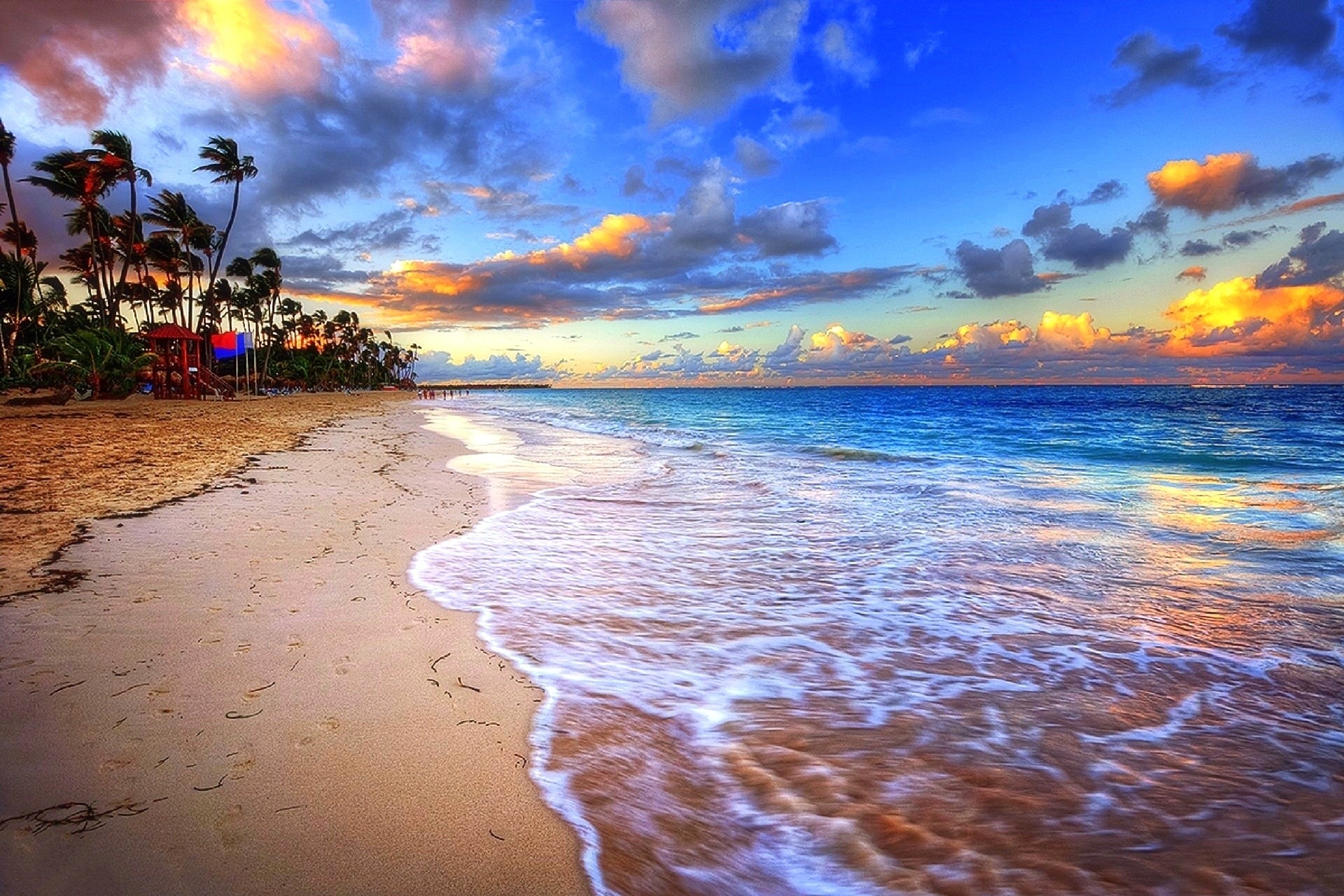 Sunset At A Beach at Ramon Greene blog