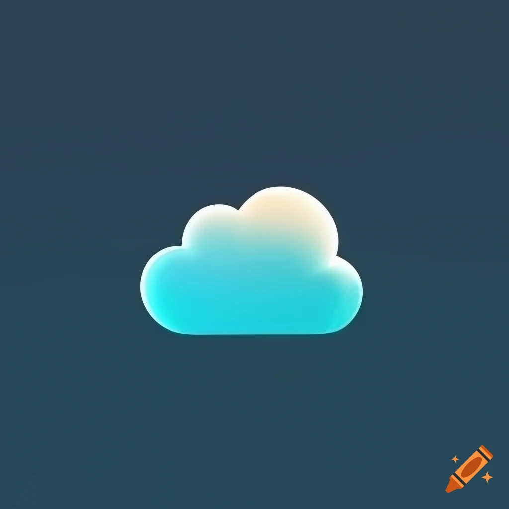 Minimalistic Cloud Logo On Craiyon