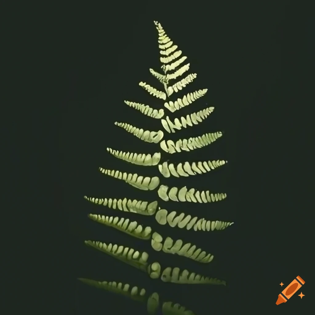 Minimalistic Fern Design On Craiyon