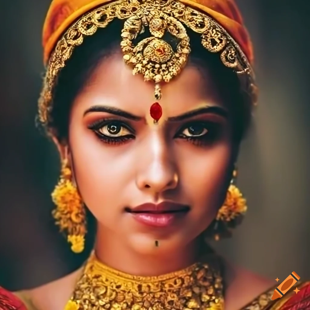 Stunning beauty from india on Craiyon
