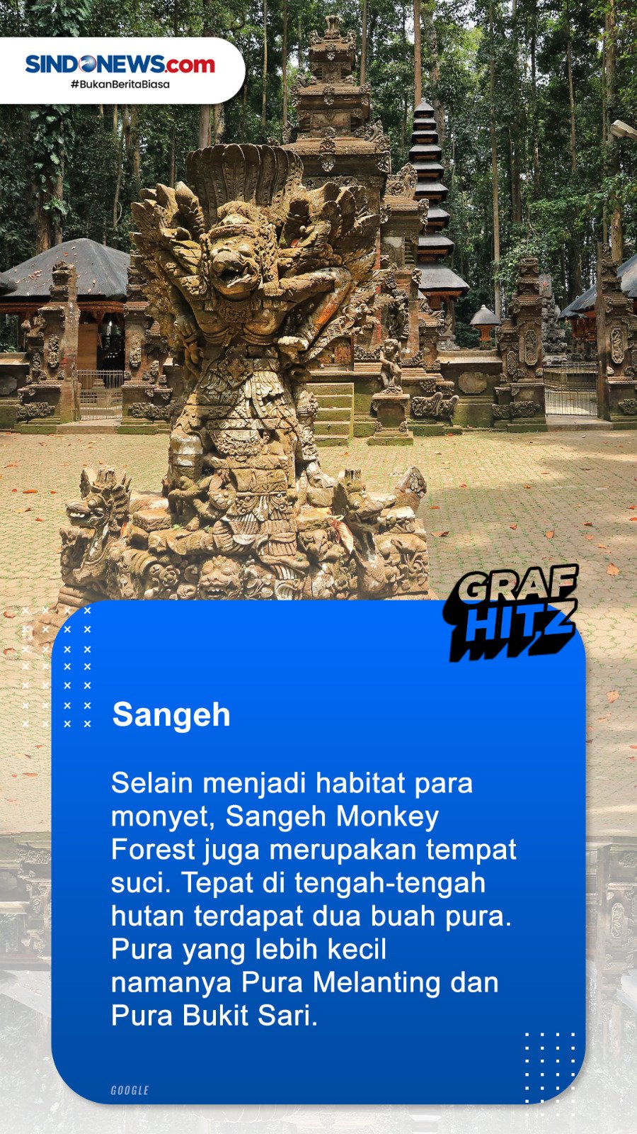 SINDOgrafis: Mengenal Tiga Tempat Wisata Di Bali Yang Banyak Kera
