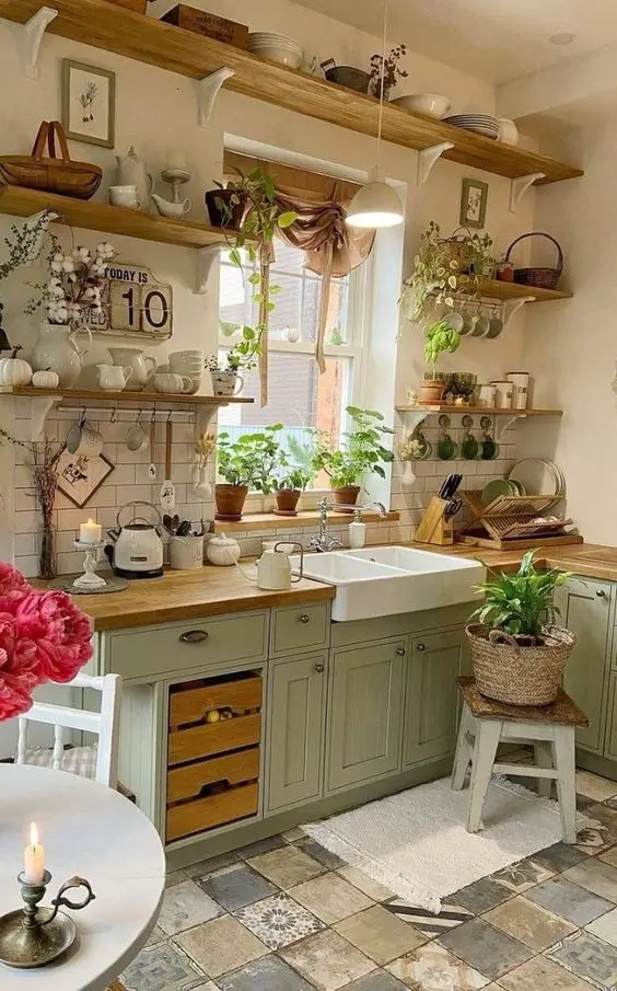 Boho Kitchen Ideas 2024: Elevate Your Space With Bohemian Flair| Modern, Chic, And Small Space...
