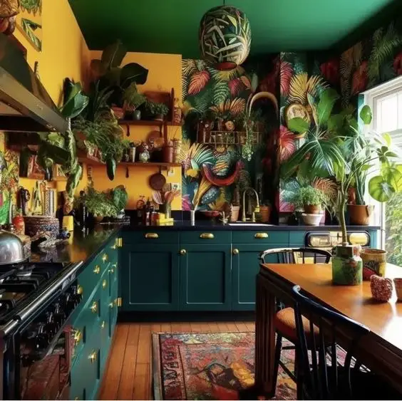Boho Kitchen Ideas 2024: Elevate Your Space With Bohemian Flair| Modern, Chic, And Small Space...