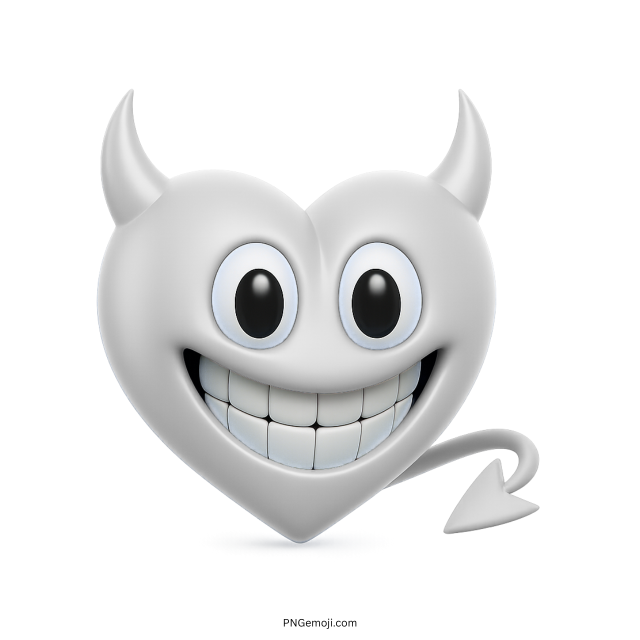 Naughty Heart Emoji Multicolor 3D PNG, Transparent, ClipArt Collection » Download PNG Emoji