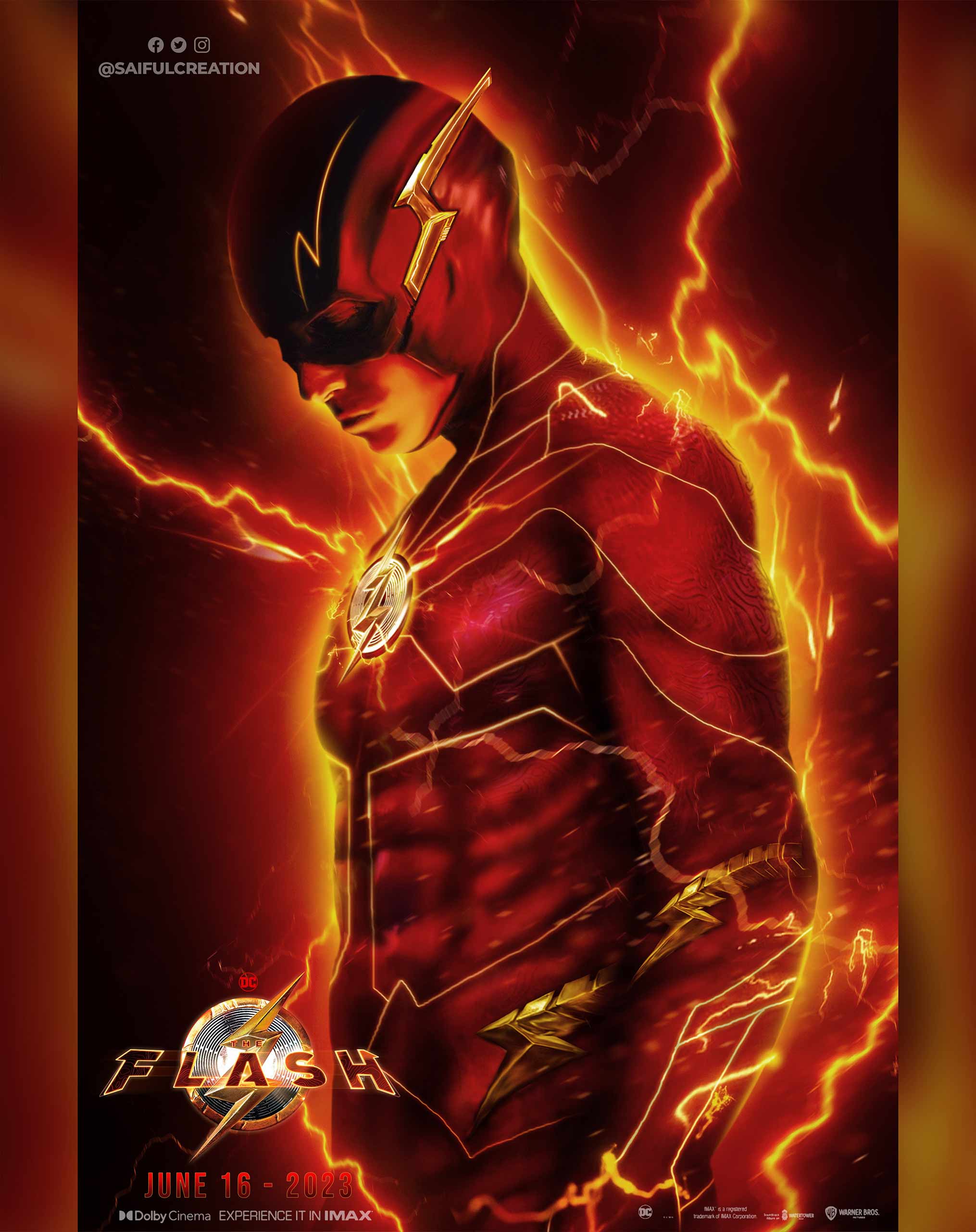 The Flash Poster| Poster By Saiful Creation