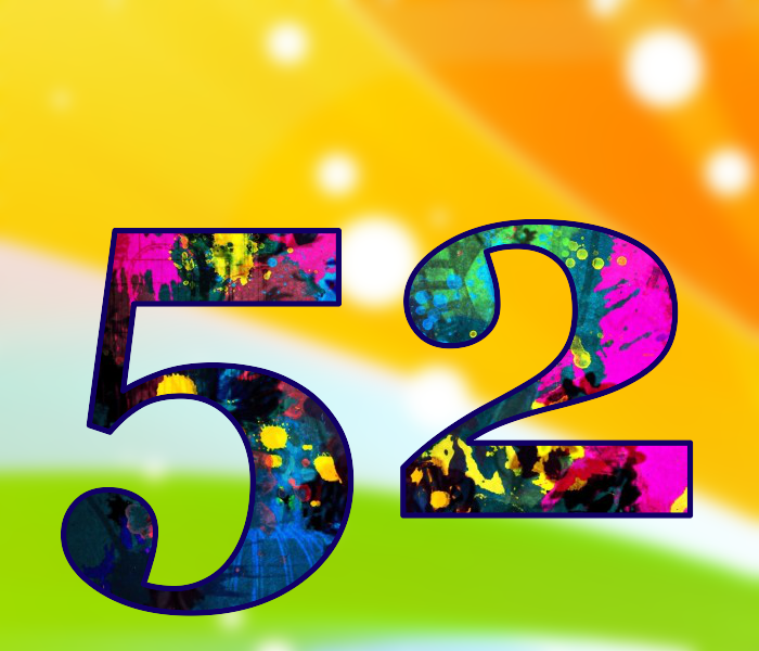 52 — пятьдесят два. натуральное четное число. число белла B5. в ряду натуральных чисел находится...