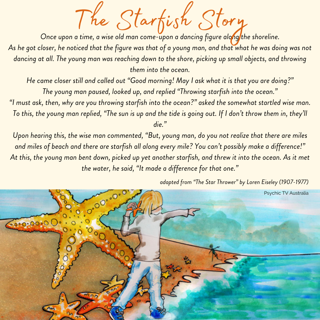 The Starfish Story: “The Star Thrower” by Loren Eiseley - Psychic TV International