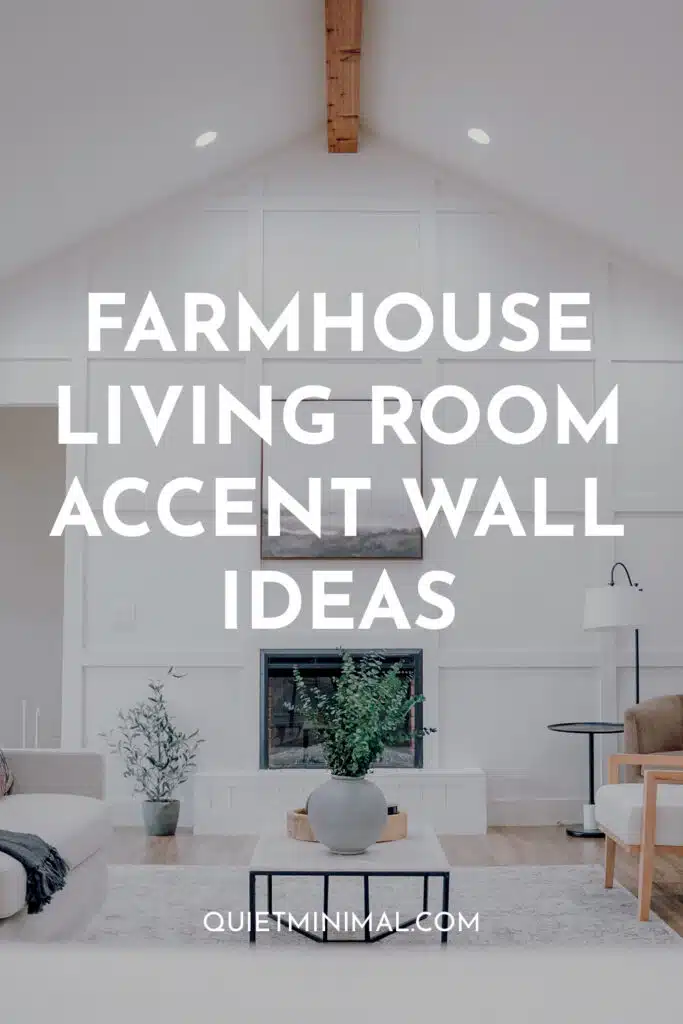 Rural Charm: Farmhouse Living Room Accents! - Quiet Minimal