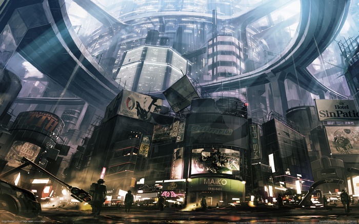 Artwork, Cityscape, Futuristic City, Science Fiction, Futuristic, Cyberpunk, HD Wallpaper| Rare...