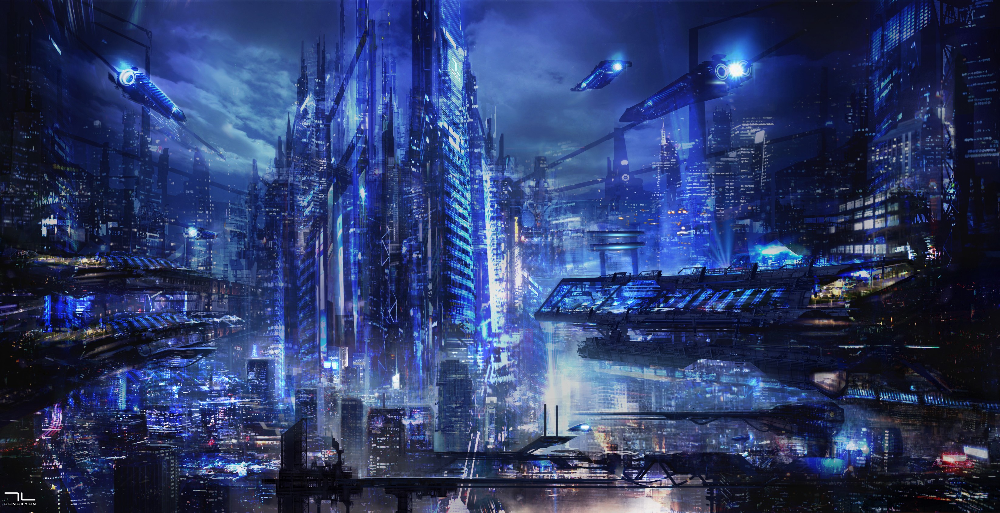 City, Cyberpunk, Futuristic, HD Wallpaper| Rare Gallery