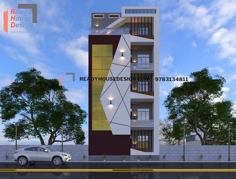 Elevation Front Of Apartment